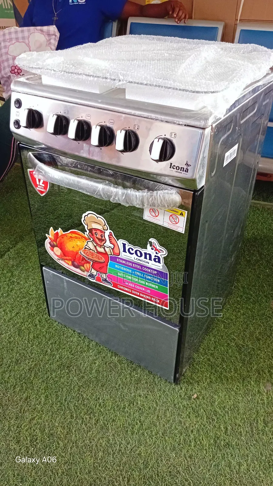Durable Icona London 4 Burner Gas Cooker Home Happiness