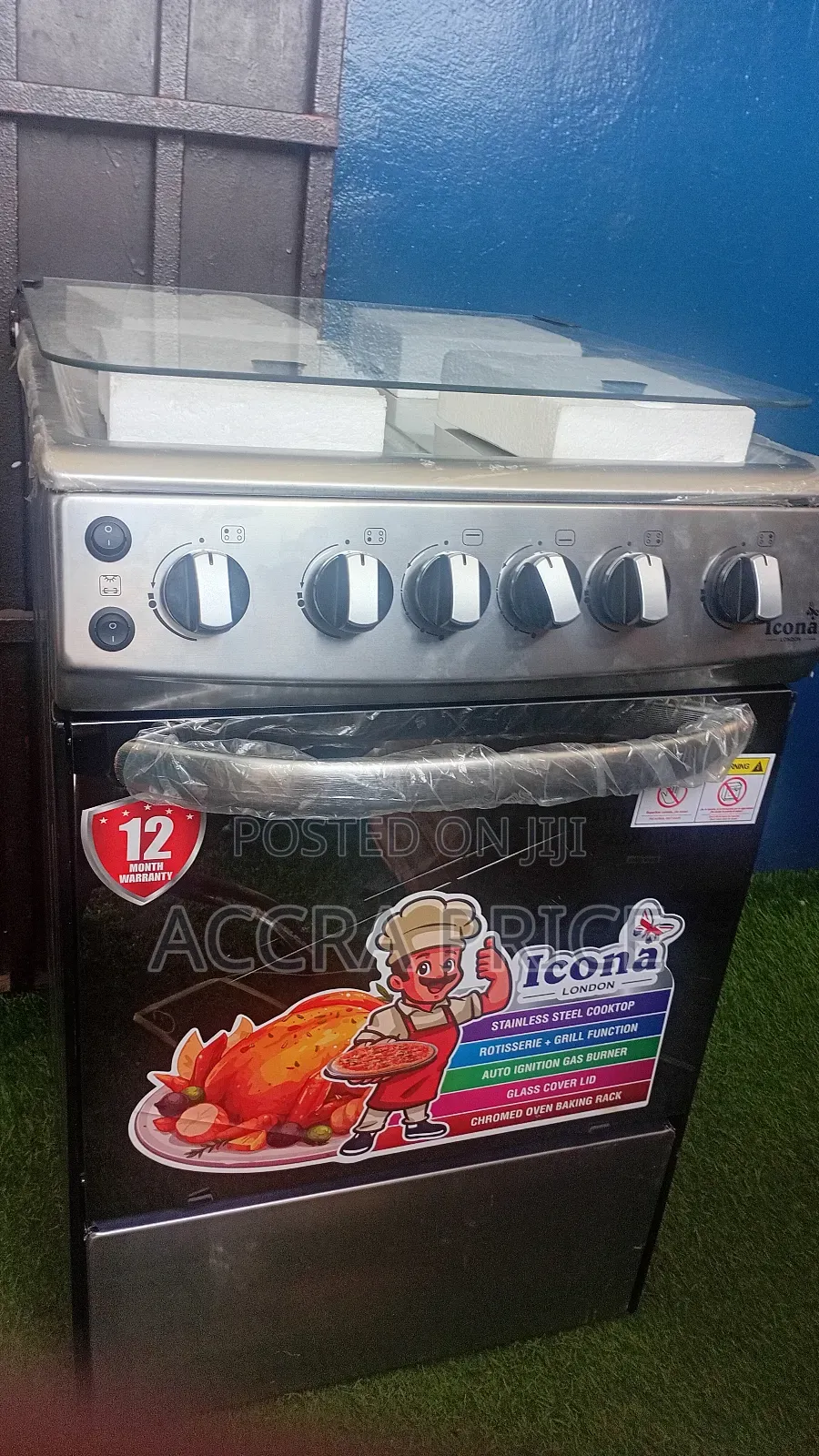 Fast Cooking Gas Burners Icona 50/50 Gas Burner