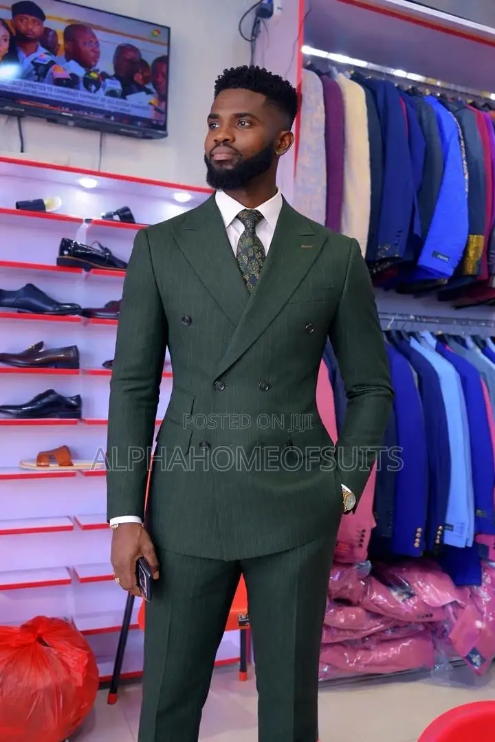 Pinstripes Breasted Suits