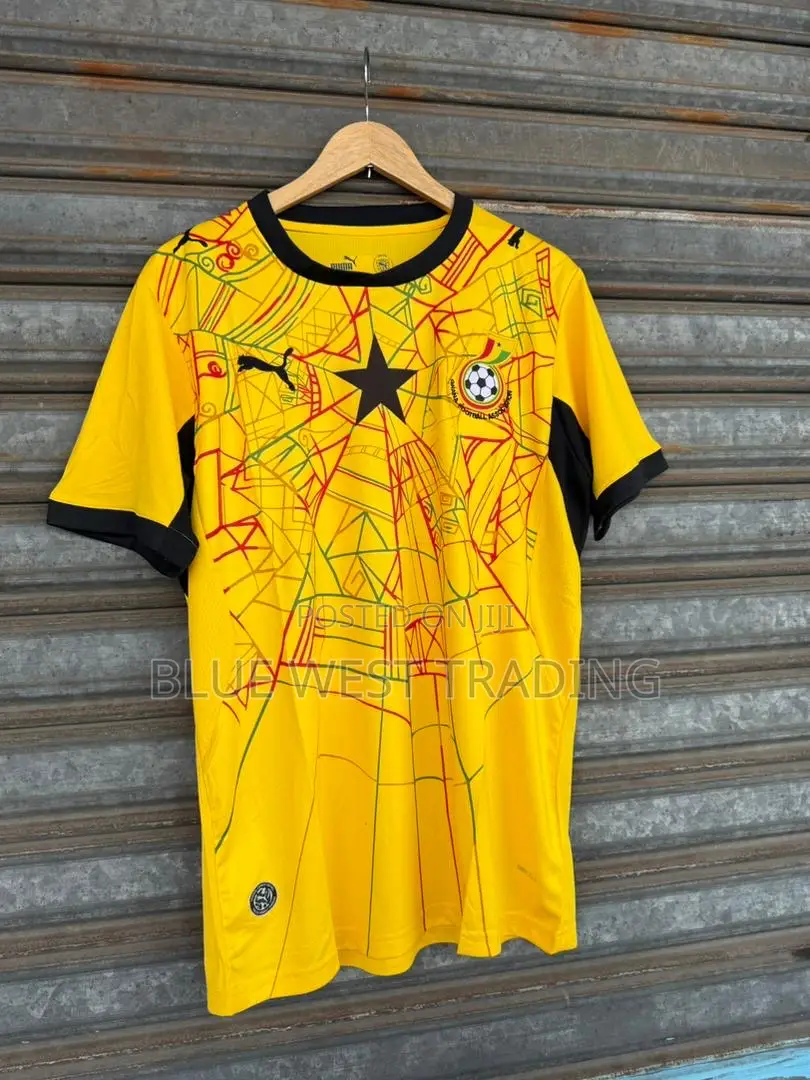Ghana Black Stars 2026 World Cup Jersey - Ghana Jersey Yellow