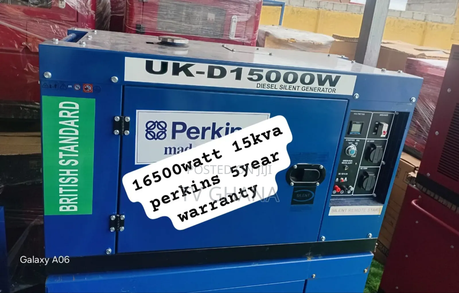 Perkins Diesel 16.5kw Generator – Maximum Power, Remote Access15kva