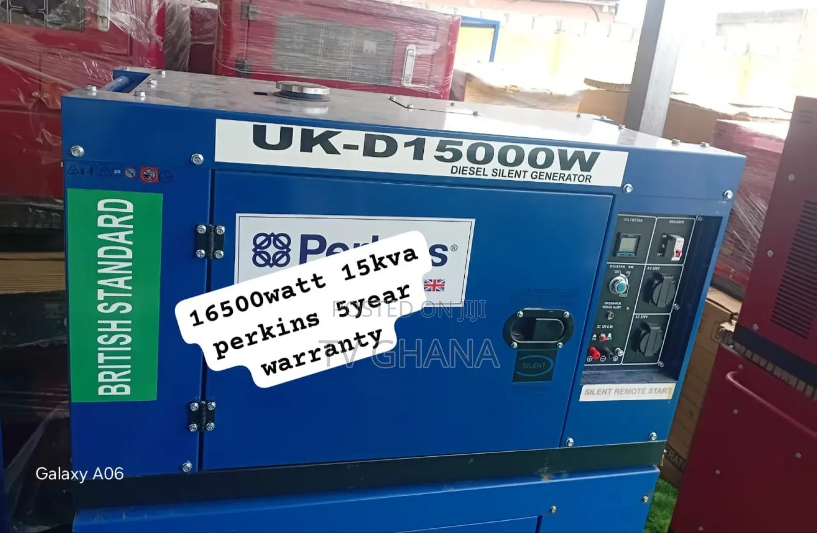 Perkins 16.5kw Diesel Generator – Remote Operated Efficiency16500 15kv