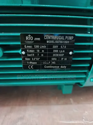 Rio 4hp Water Pump With Flange