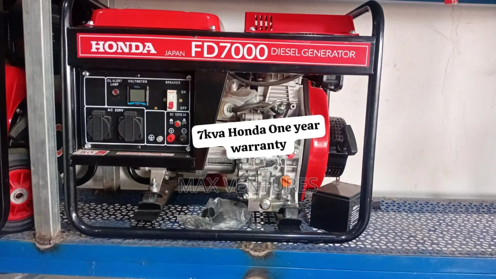 Honda 7kva Generator – Just Start Use