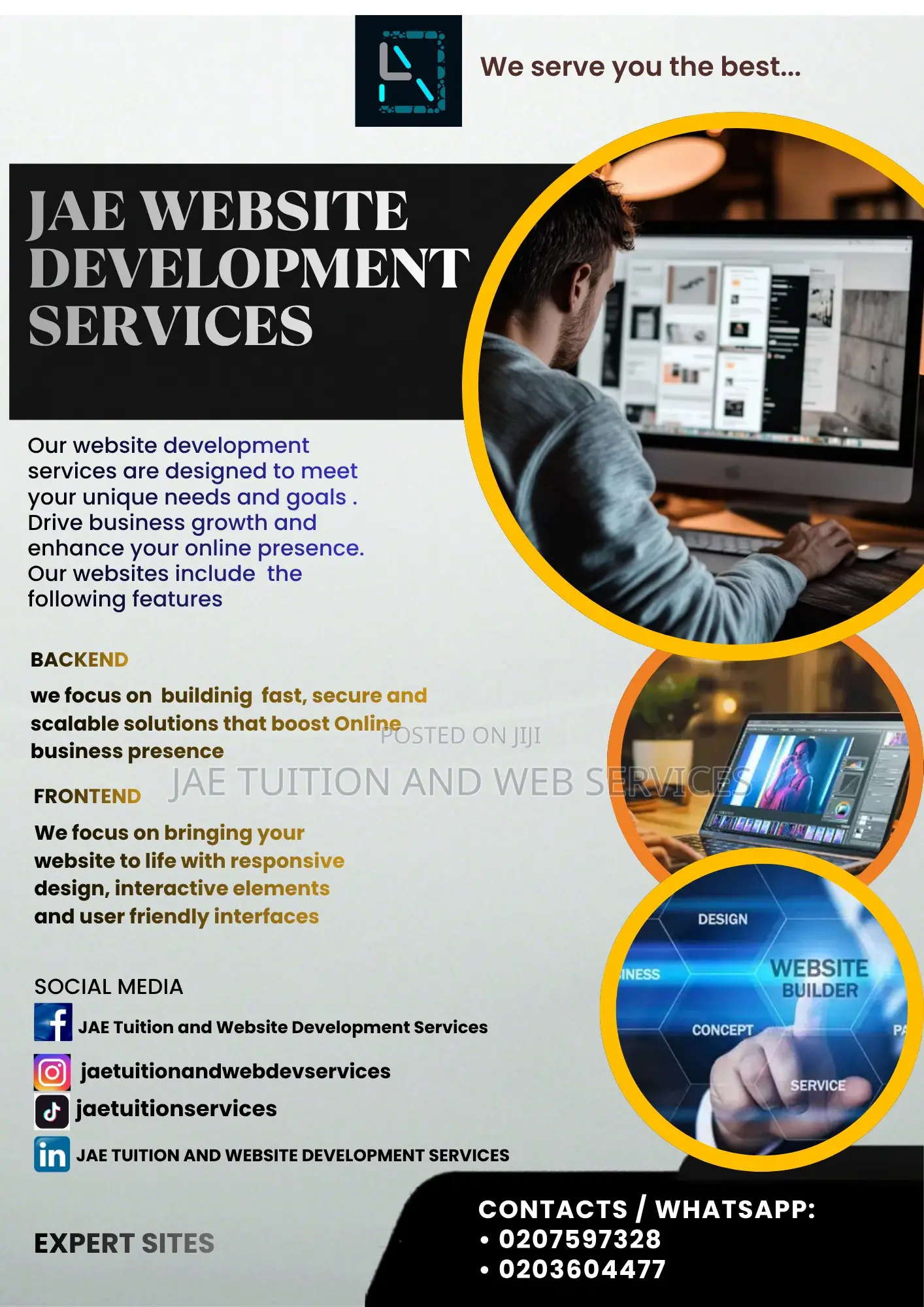 Jae Website Development Services
