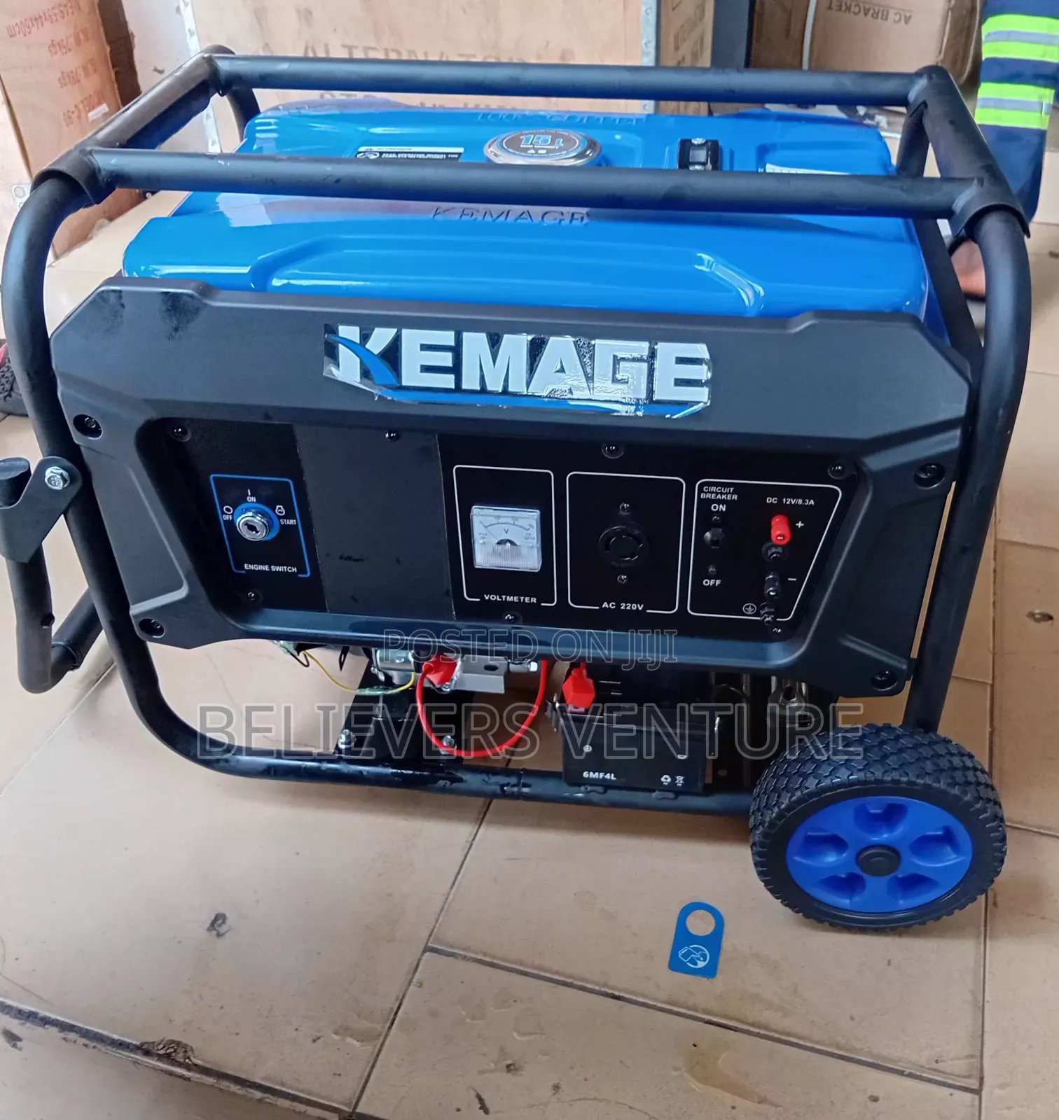 7kva Pearl Blue Kemage Petrol Generator Availlable