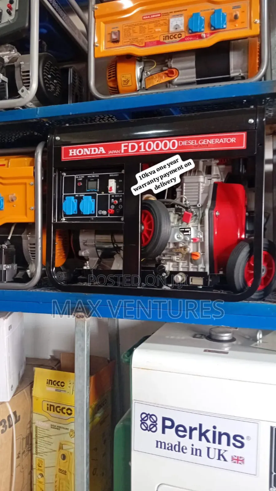 Honda 10kva Generator – No Noise, Just Power
