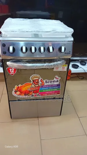 Everyday Use Icona London 4 Burner Gas Cooker for Home Use