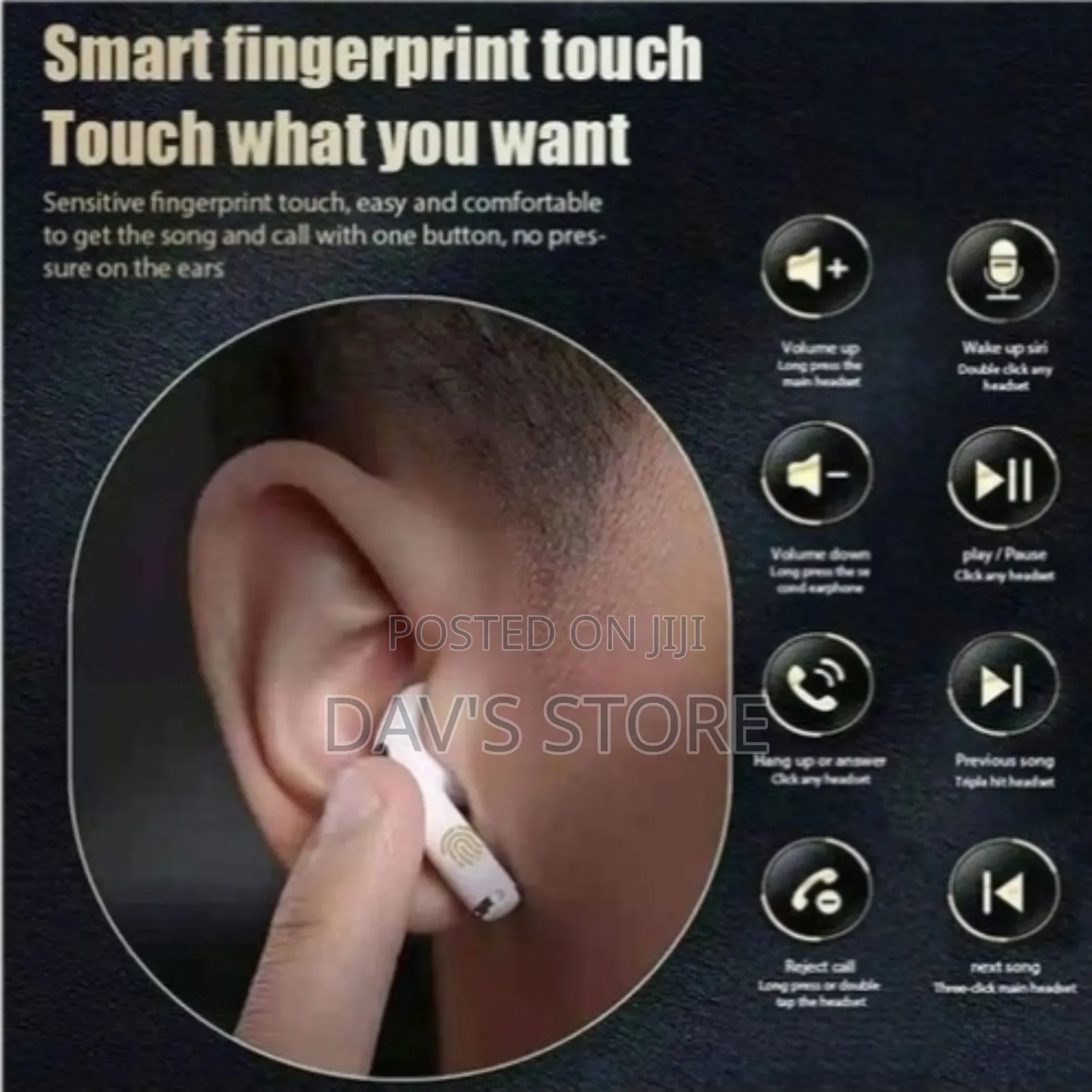 Bluetooth Wireless Waterproof Earbud