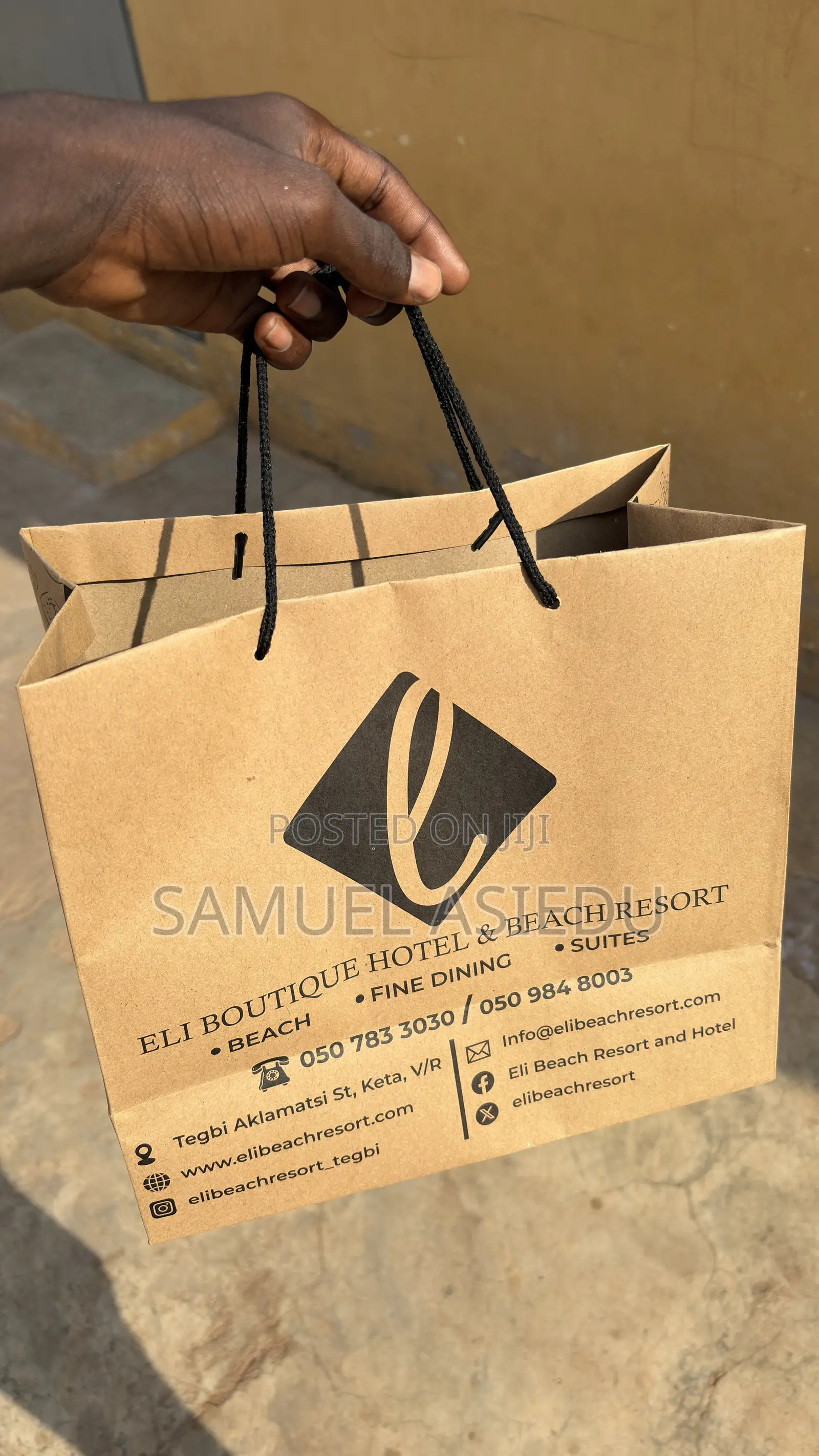 Brown Paper Bag With Handle