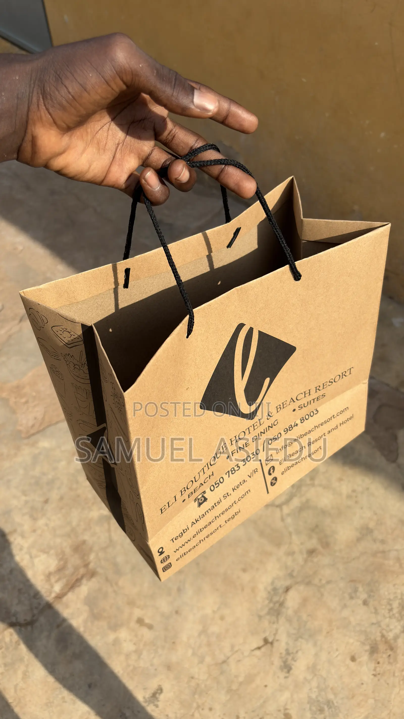 Brown Paper Bag With Handle