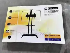 Tv Stand With Wheels For 32 To 70 Inches Lcd Led Oled Cart Rolling Tv