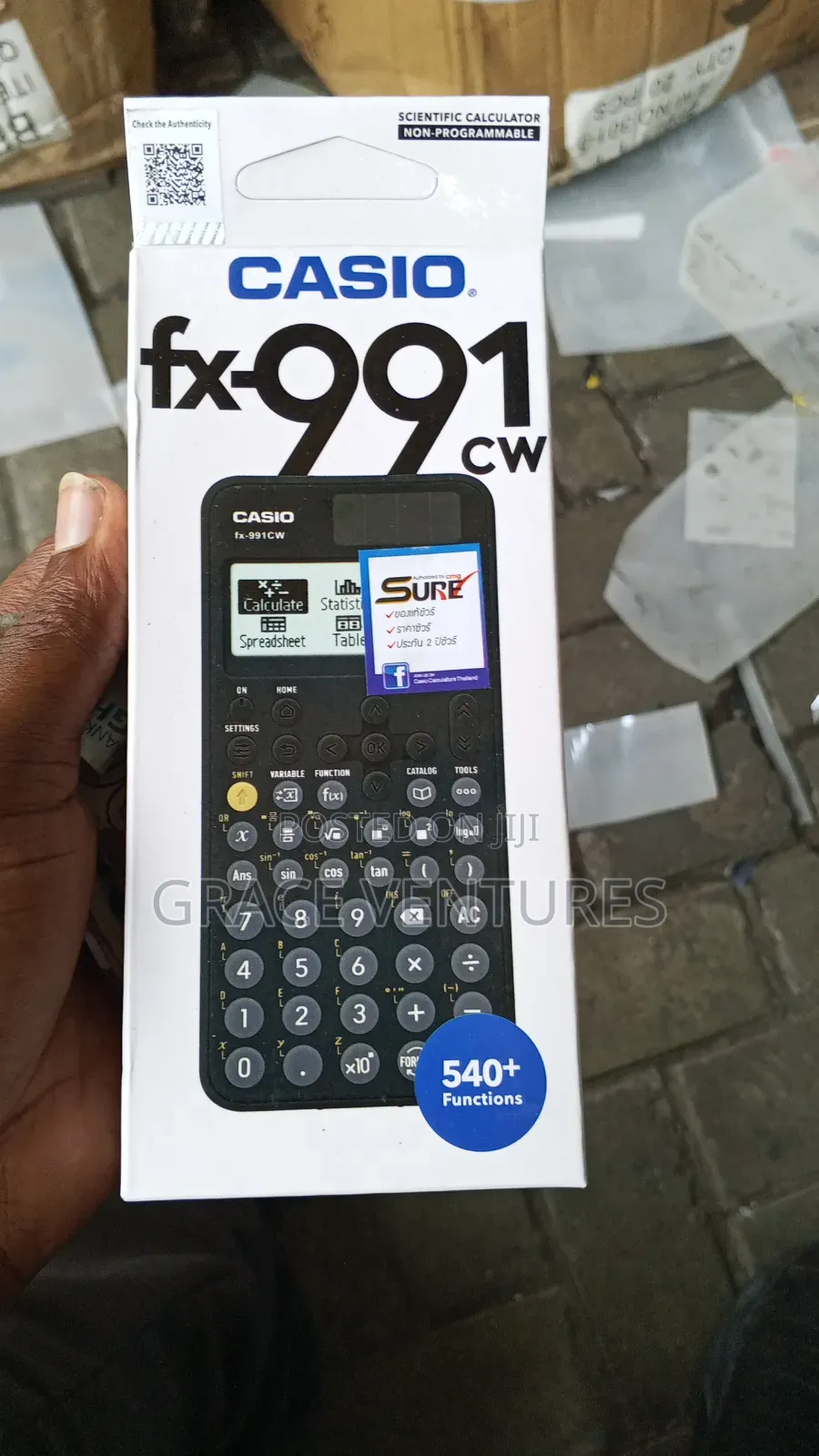 Original Casio Fx-991cw Scientific Calculator – Latest Classwiz Model