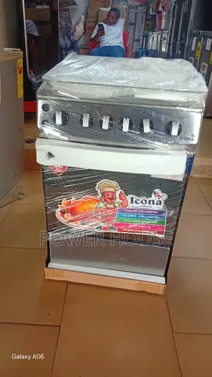 Powerful Flame Icona London 4 Burner Gas Cooker