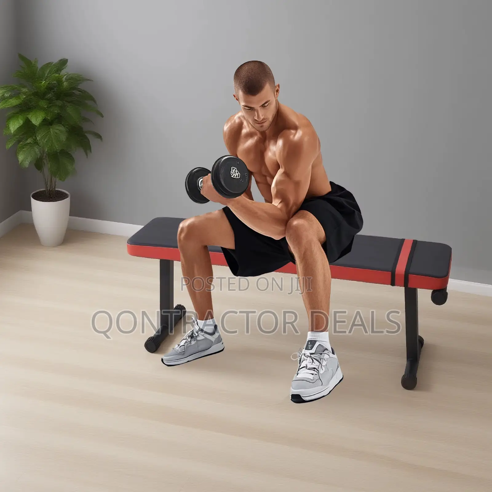 Qontractor Sports Heavy Duty Gym Bench