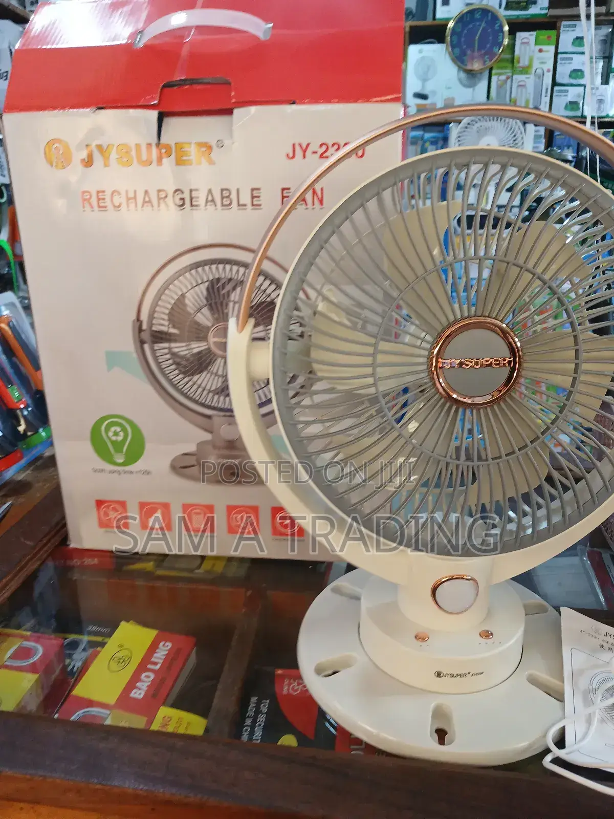 Jy-2390 Rechargeable Fan