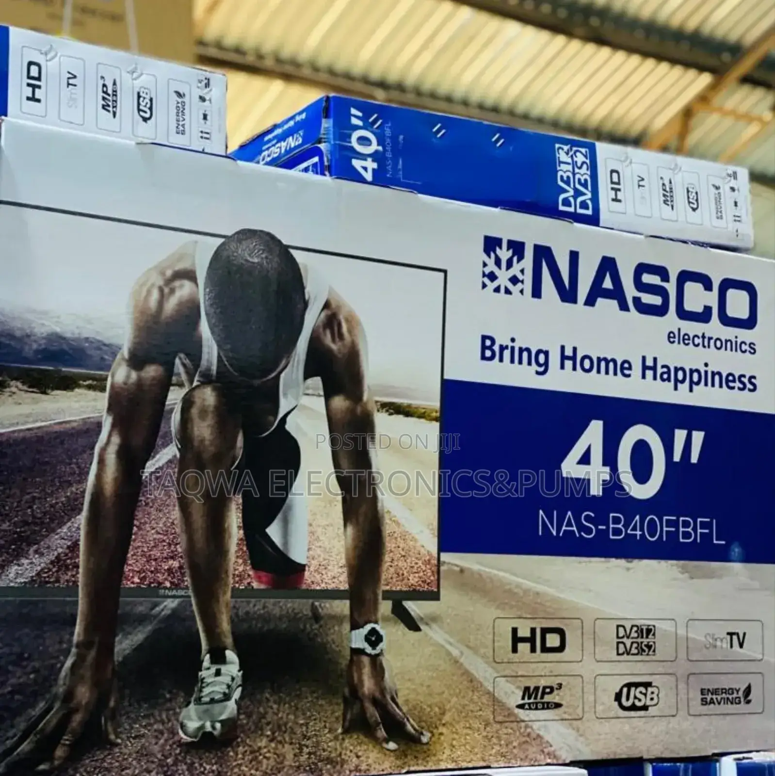 Frameless Nasco 40 Inches Digital Satellite Television