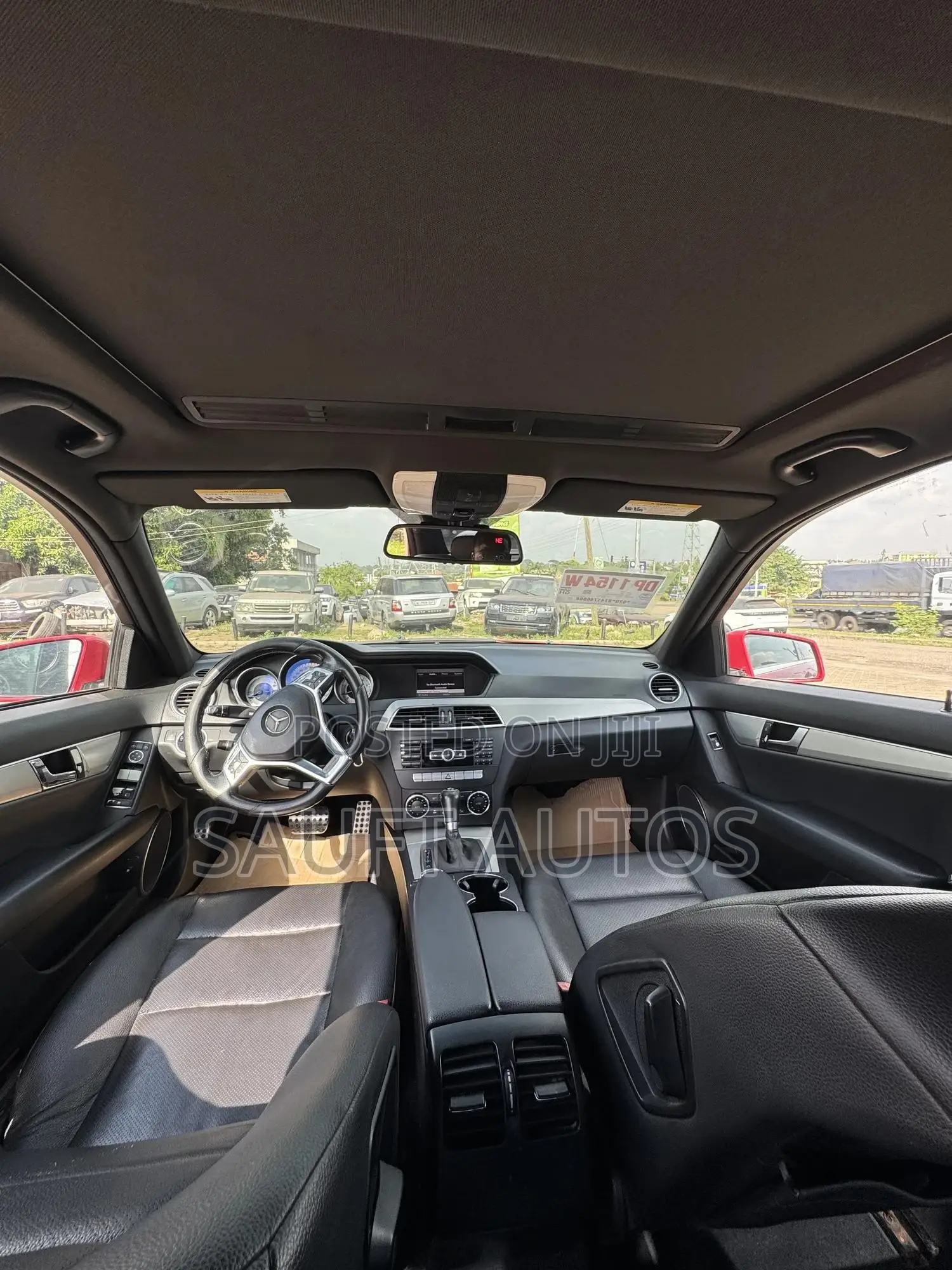 Mercedes-Benz C250 2013 Red