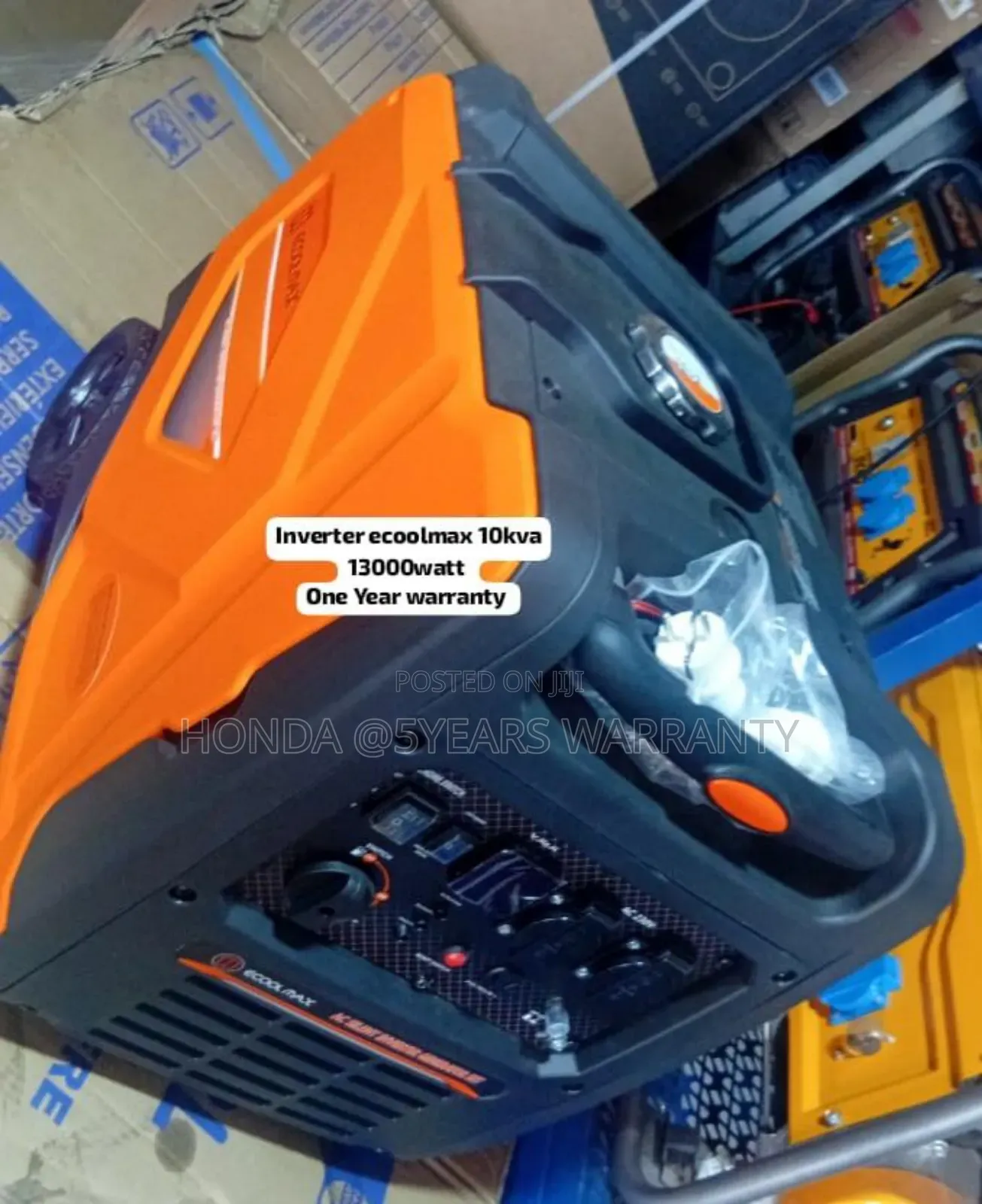 Press to Start Ecoolmax Inverter 10kva 13000watt Petrol