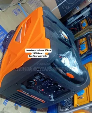 Press to Start Ecoolmax Inverter 10kva 13000watt Petrol