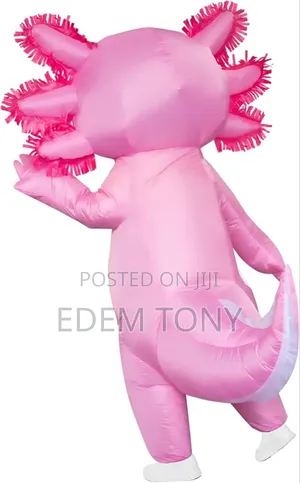 Stegosaurus Inflatable Axolotl Costume for Kids Blow Up Costume