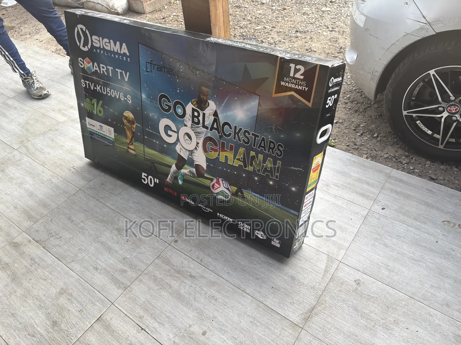 Sigma 50" Uhd Smart Android Tv Sig-ku50v6-s – Frameless (Black)
