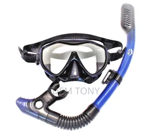Snorkeling Diving Liquid Silicone Set Dry Snorkel and Mask Set