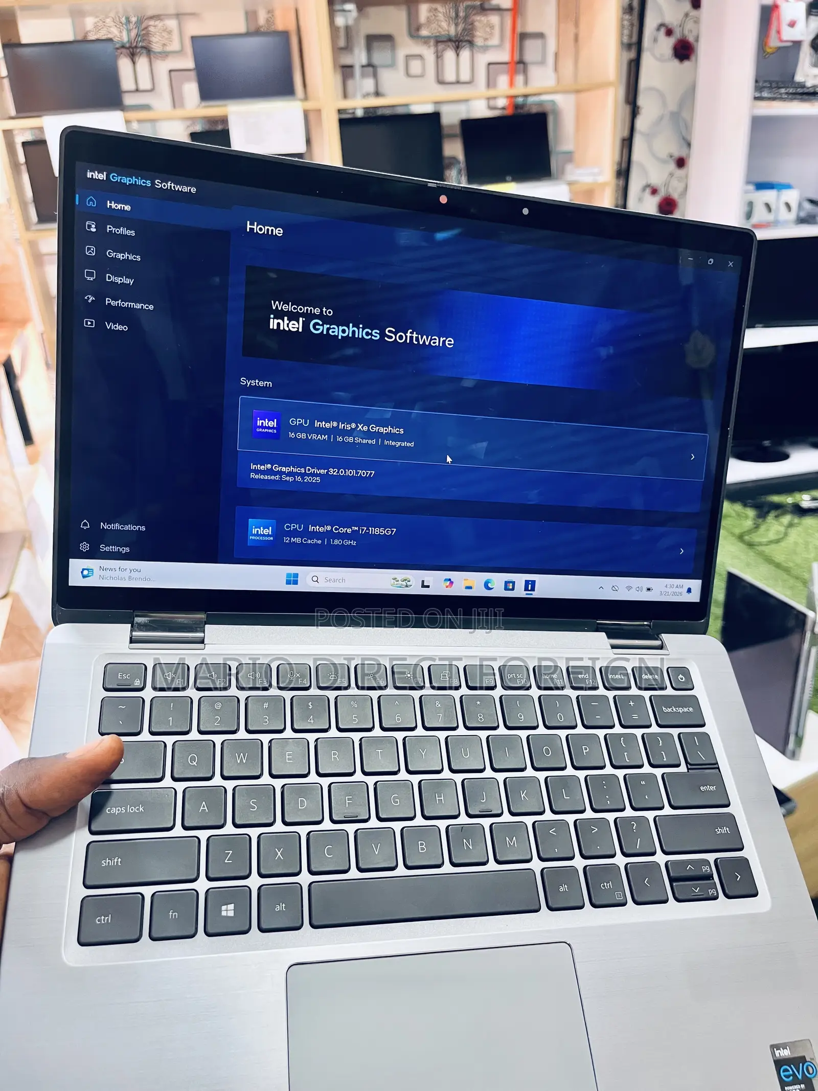 Laptop Dell Latitude 7320 32GB Intel Core i7 SSD 512GB