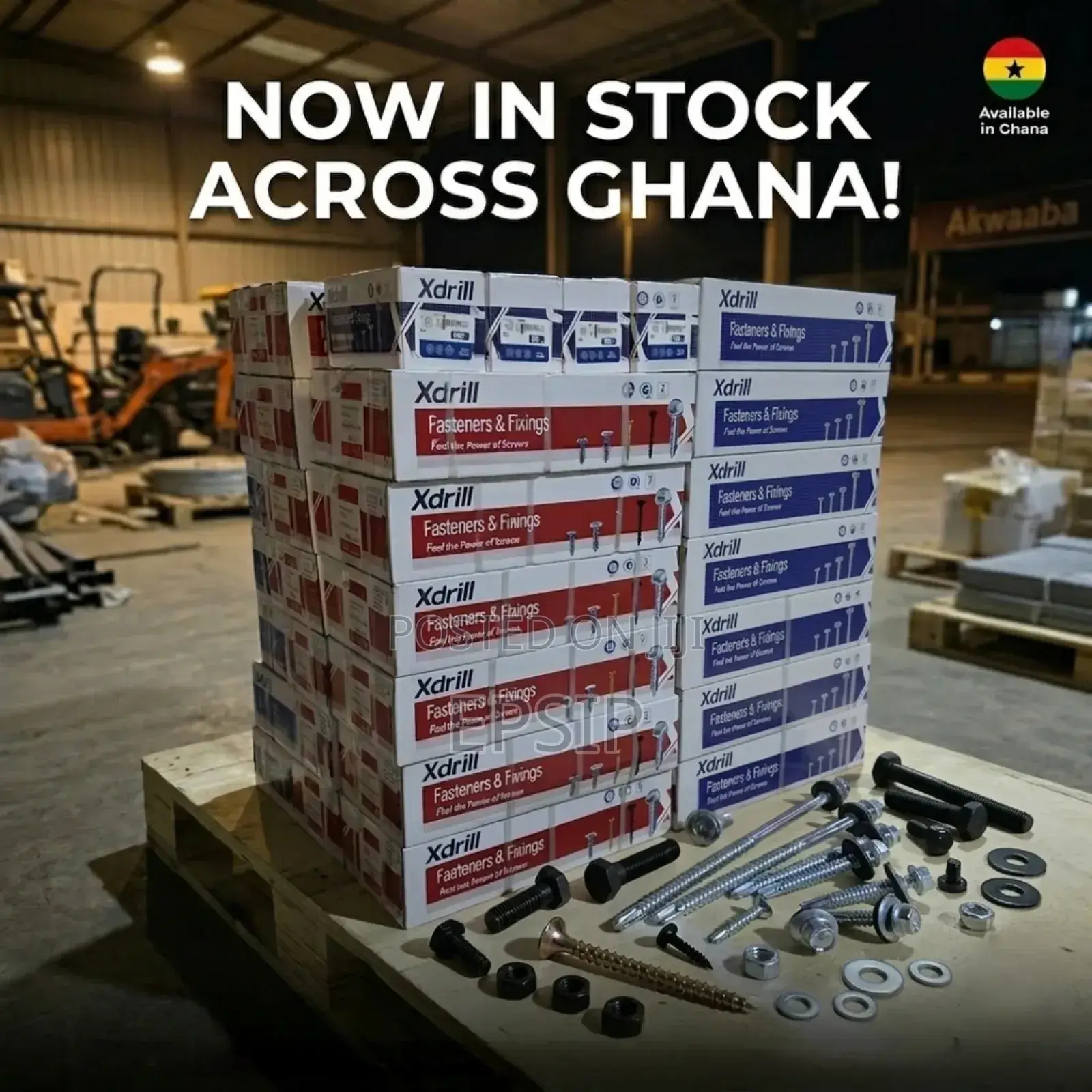 Fasteners In Ghana (Self Drilling, Self Tapping, Bolt, Nuts Washers)