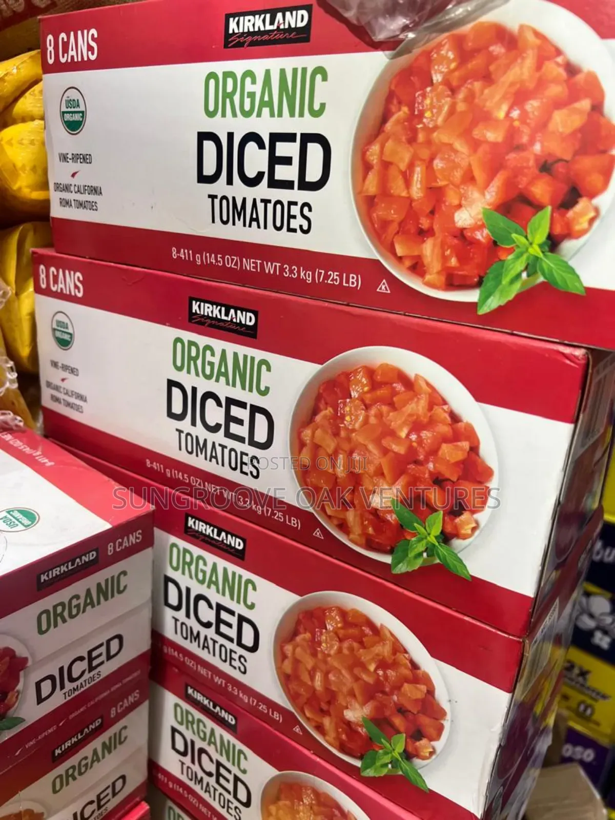 Kirkland Organic Diced Tomatoes 8cans