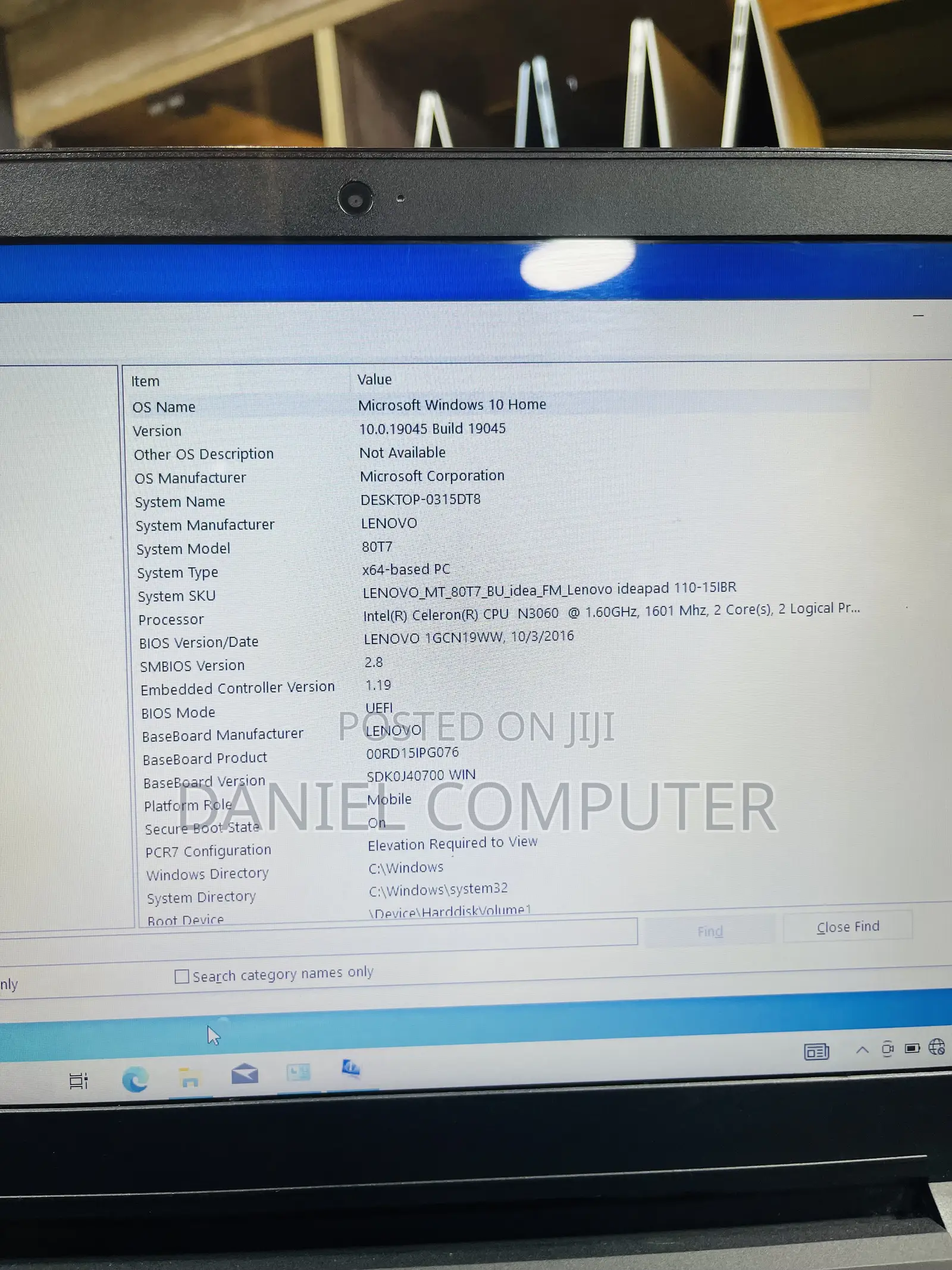 Laptop Lenovo IdeaPad 110 4GB Intel Celeron HDD 500GB