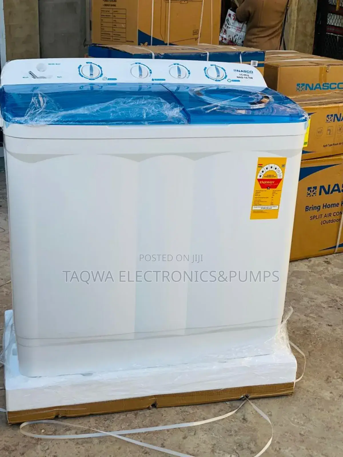 Most Excellent Nasco 15kg Semi Automatic Washing Machine