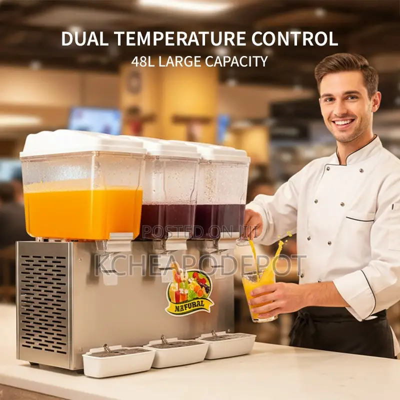 3-Tank Juice Dispenser