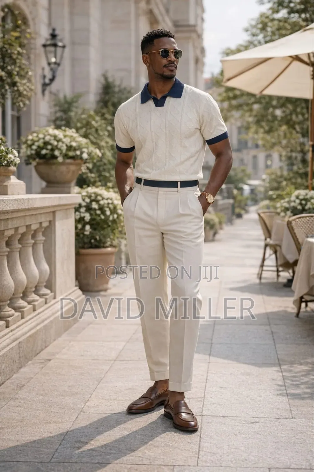 Knitted Polo T Shirt