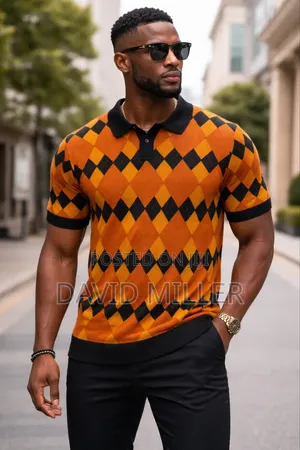 Knitted Polo T Shirt