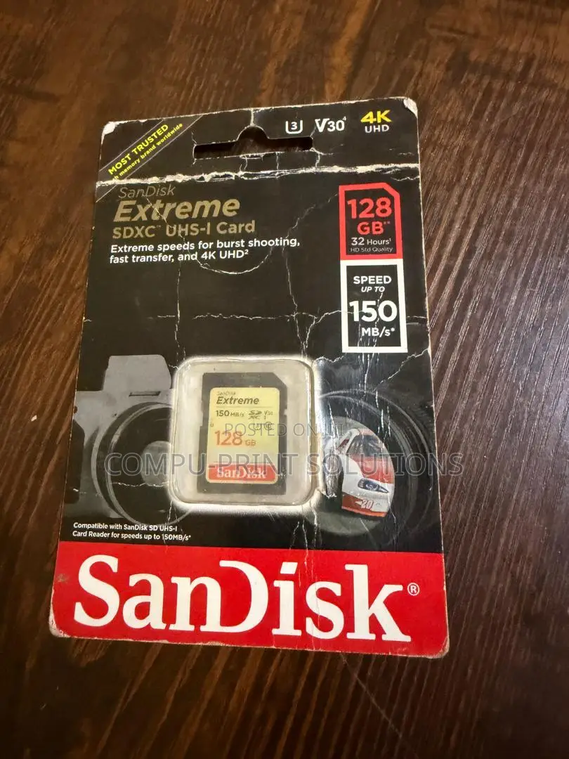 Sandisk Extreme SDXC Uhs-I Card