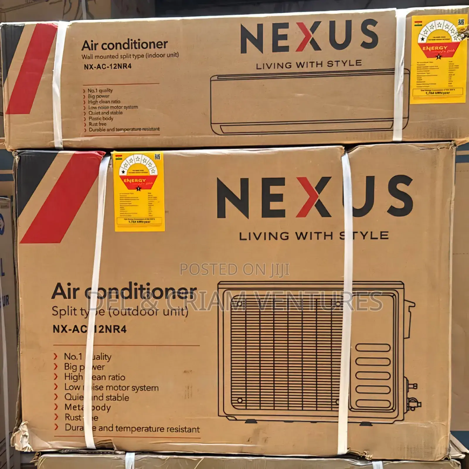 Nexus 1.5hp Energy Saving Split Airconditioner| R410| Fast Freeze|2026