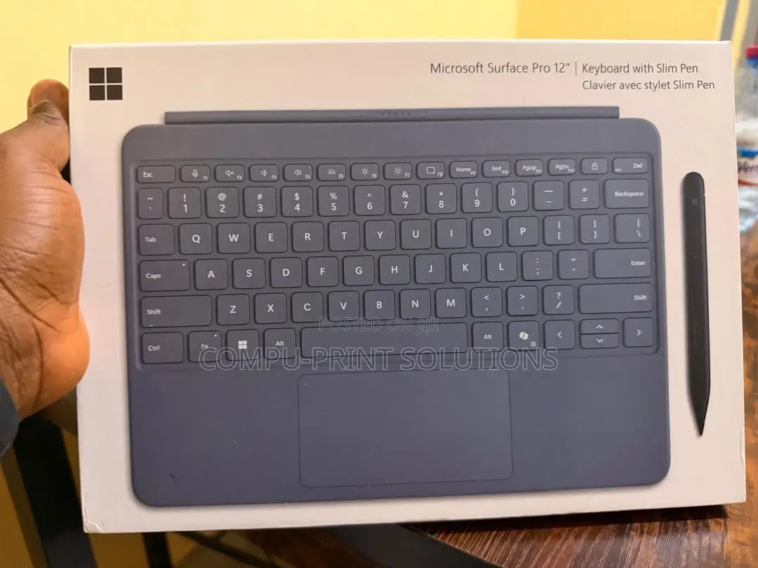 Microsoft 12" Surface Pro Keyboard Cover With Slim Pen 2