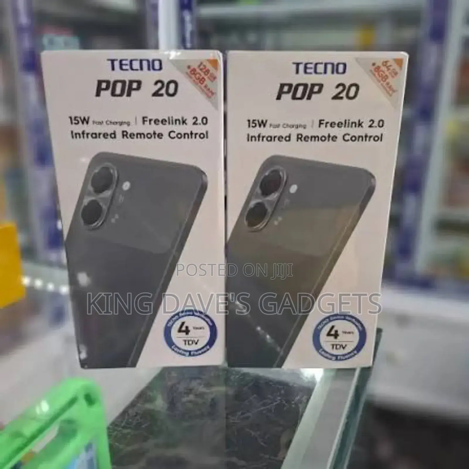 New Tecno Pop 20 64 GB Black