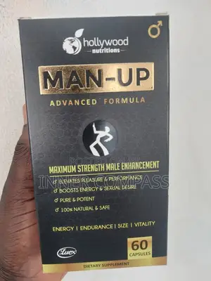 Hollywood Nutritions Man-Up Advanced Formula-Male Enhancement 60 Caps