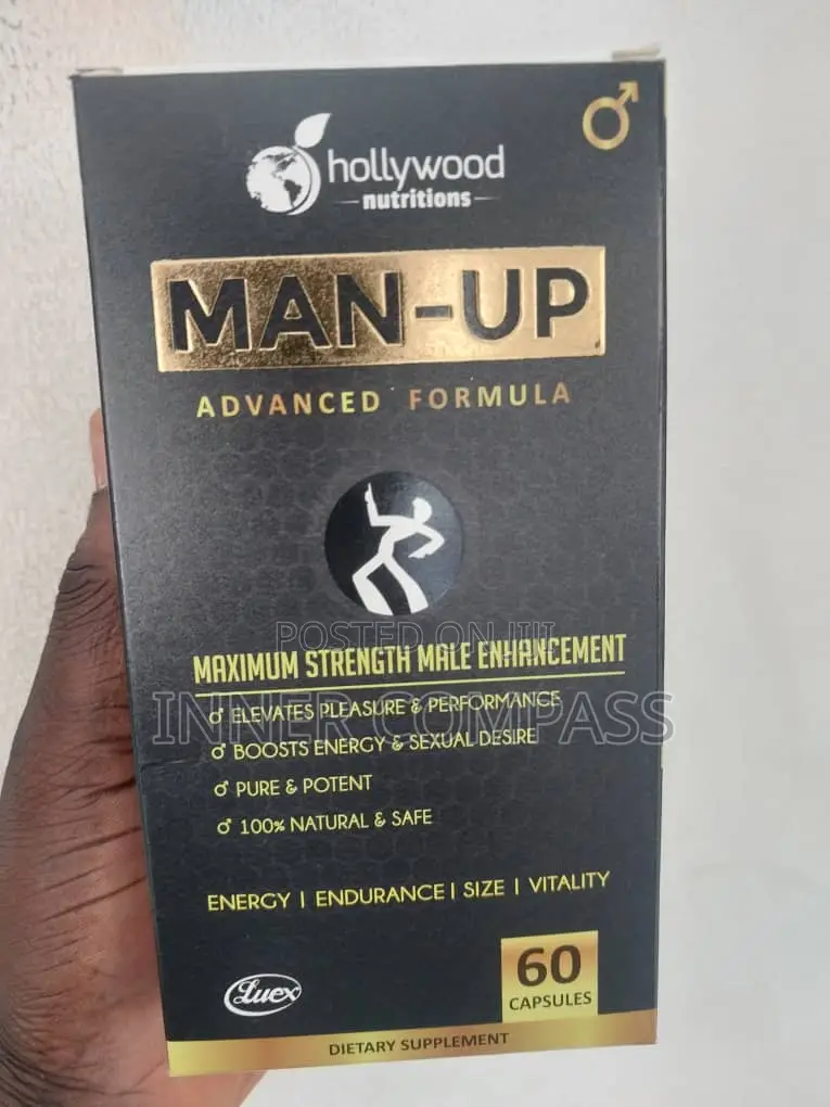 Hollywood Nutritions Man-Up Advanced Formula-Male Enhancement 60 Caps