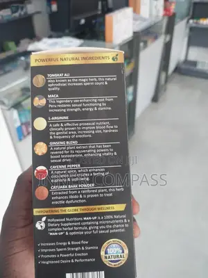 Hollywood Nutritions Man-Up Advanced Formula-Male Enhancement 60 Caps