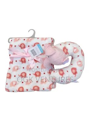 Baby Blanket With Neck Support Pillow