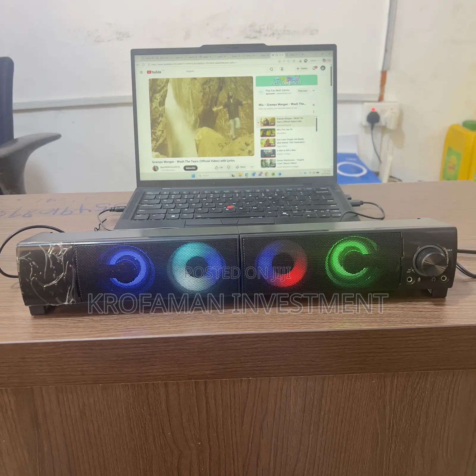 Detachable Computer Speakers With Led
