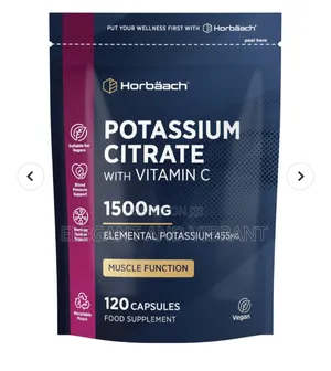 Potassium Citrate 1500 Mg With Vitamin C | 120 Capsules