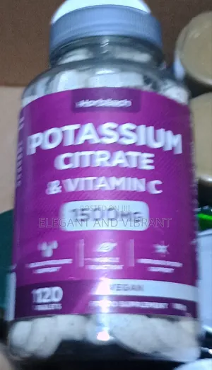 Potassium Citrate 1500 Mg With Vitamin C | 120 Capsules