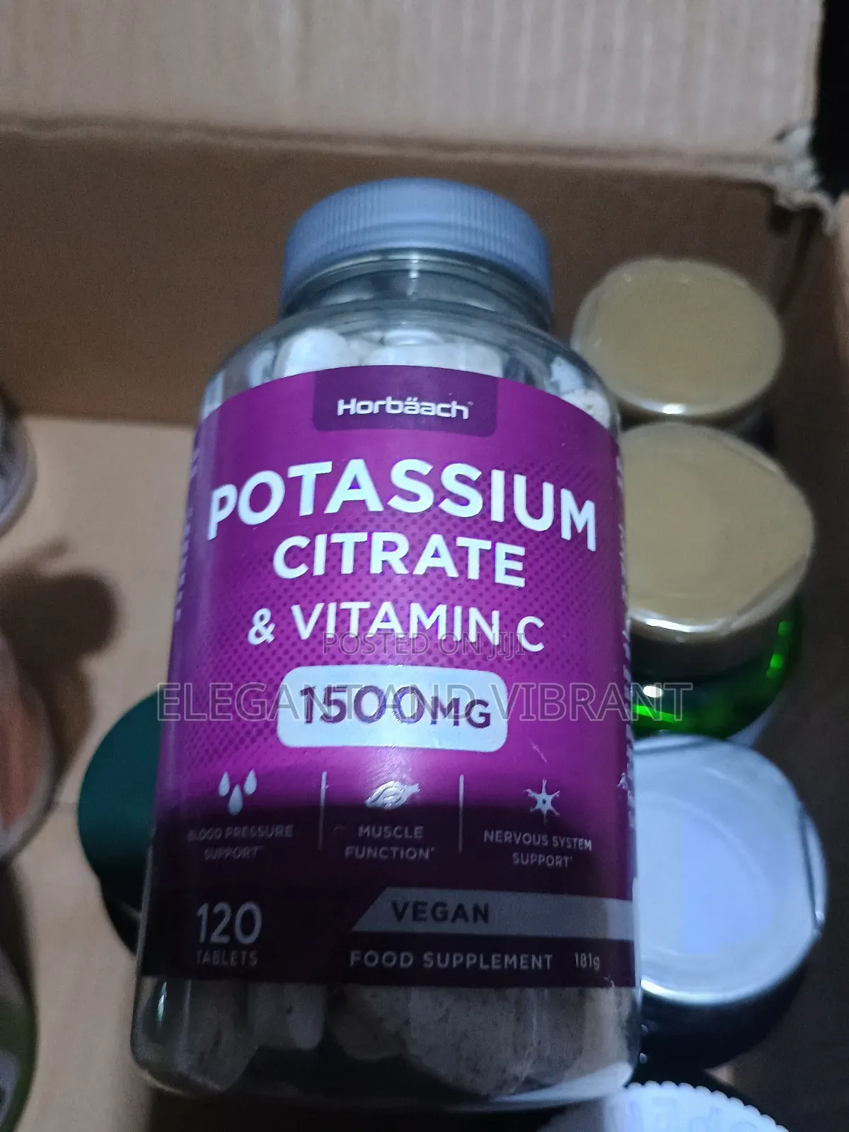 Potassium Citrate 1500 Mg With Vitamin C | 120 Capsules