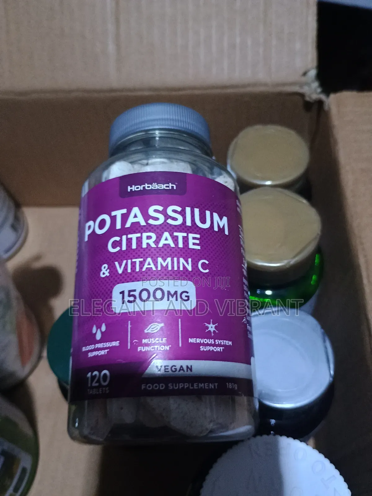Potassium Citrate 1500 Mg With Vitamin C | 120 Capsules