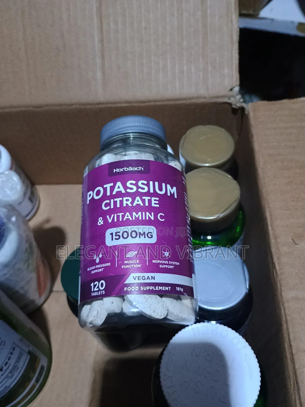 Potassium Citrate 1500 Mg With Vitamin C | 120 Capsules