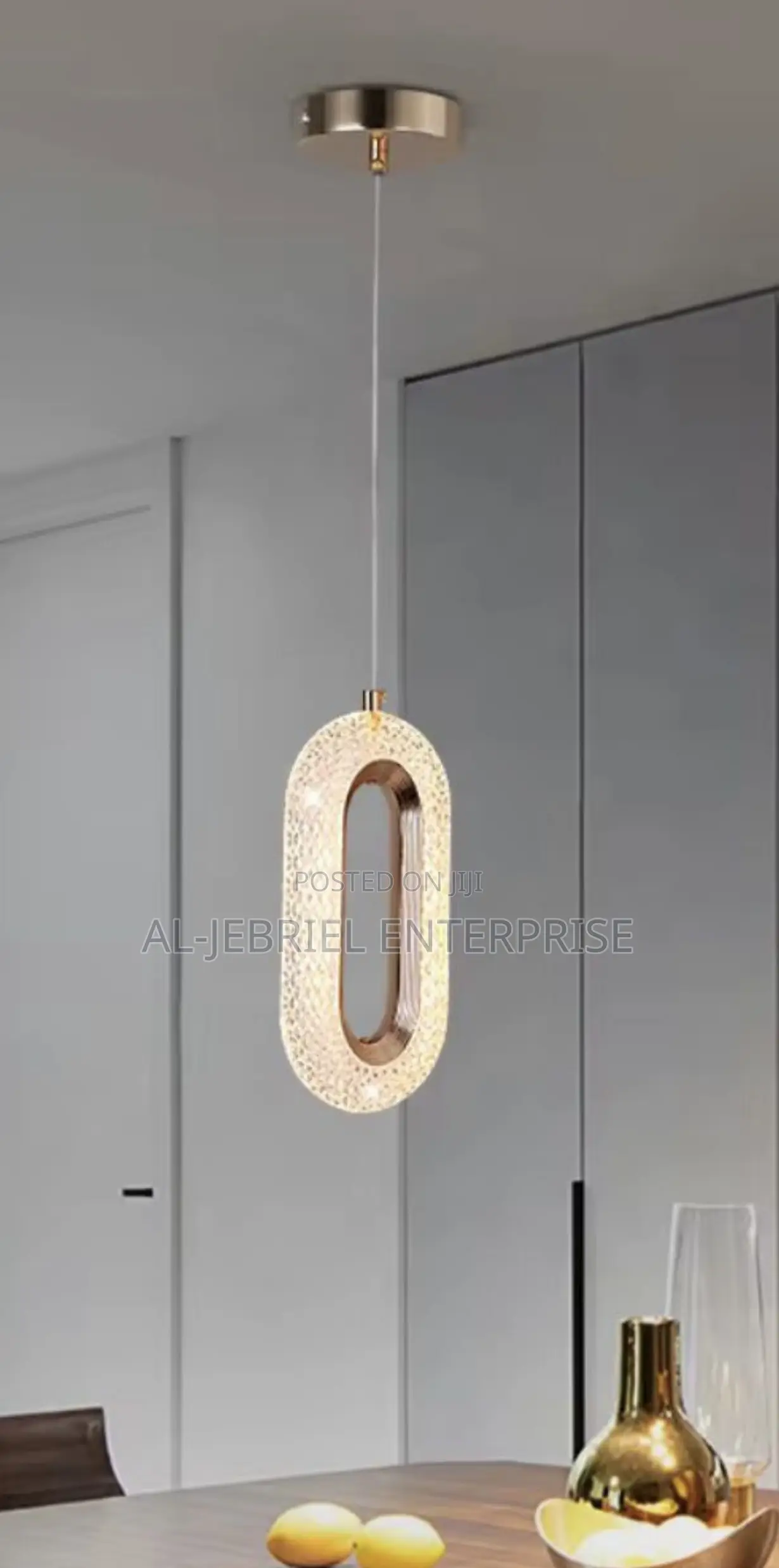 Hanging Gold Pendant Light